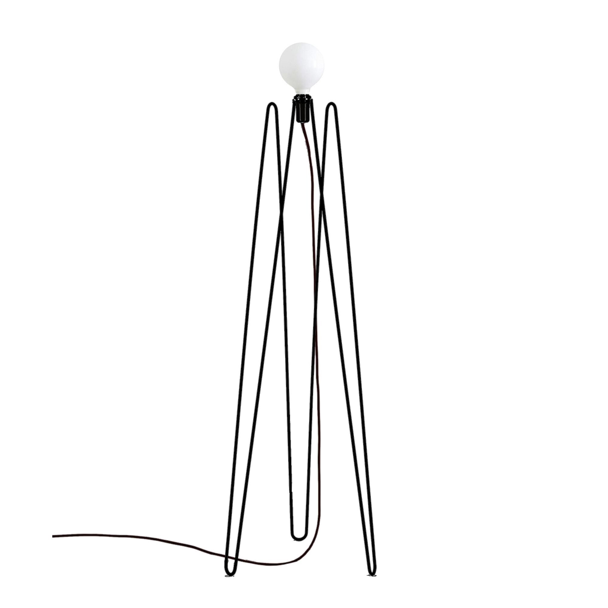Model 2 Gulvlampe Sort/Sort