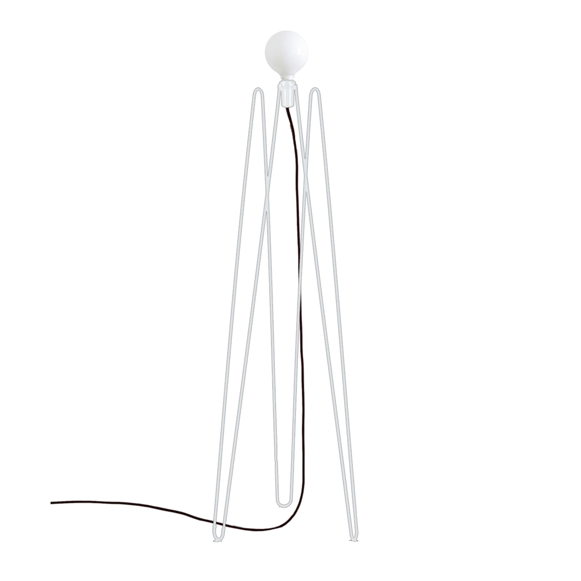 Model 2 Golvlampa Vit/ Svart