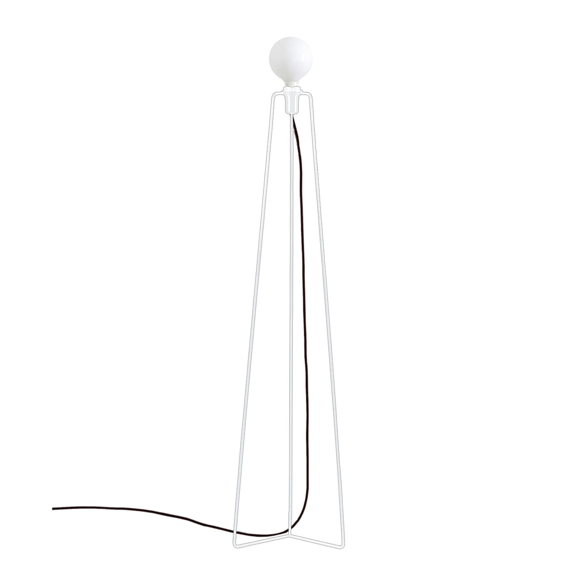 Model 3 Golvlampa Vit/ Svart