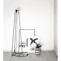 Model 3 Floor Lamp White/ White