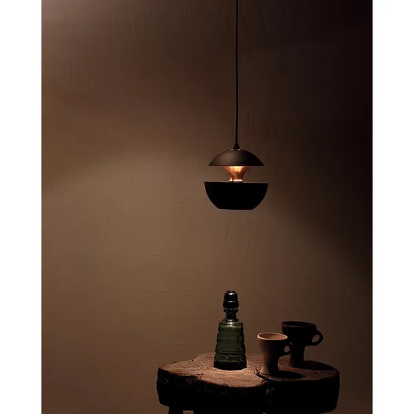 Pendant Black & Copper Ø17,5 cm