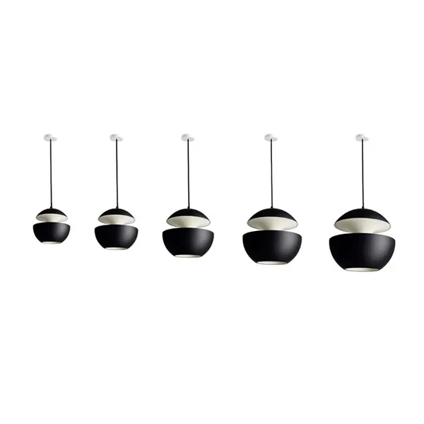 Pendelleuchte Schwarz & Weiß Ø17,5 cm