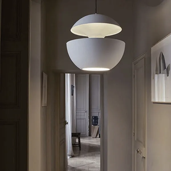 Hanglamp Wit/Wit 17,5 Cm