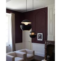 Pendel Sort/Kobber 25 cm