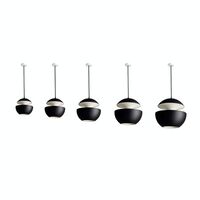 Pendelleuchte Schwarz & Weiß Ø25 cm