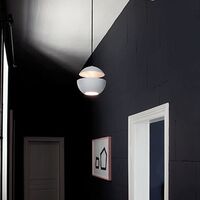 Hanglamp Wit/Wit 25 Cm