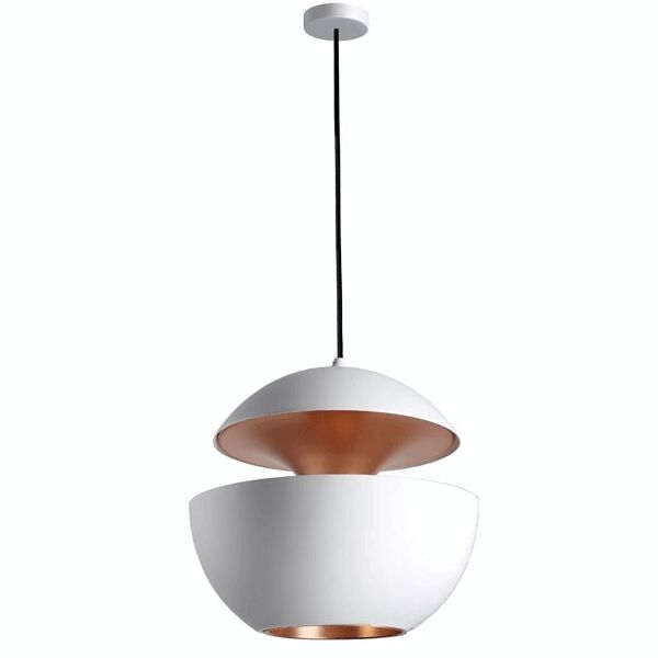 Takpendel Vit & Koppar &Oslash;45 cm