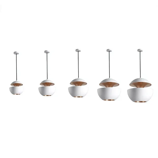 Hanglamp Wit/Koper 45 Cm