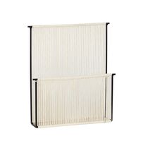 String Wall Magazine Holder Sort/ Hvit
