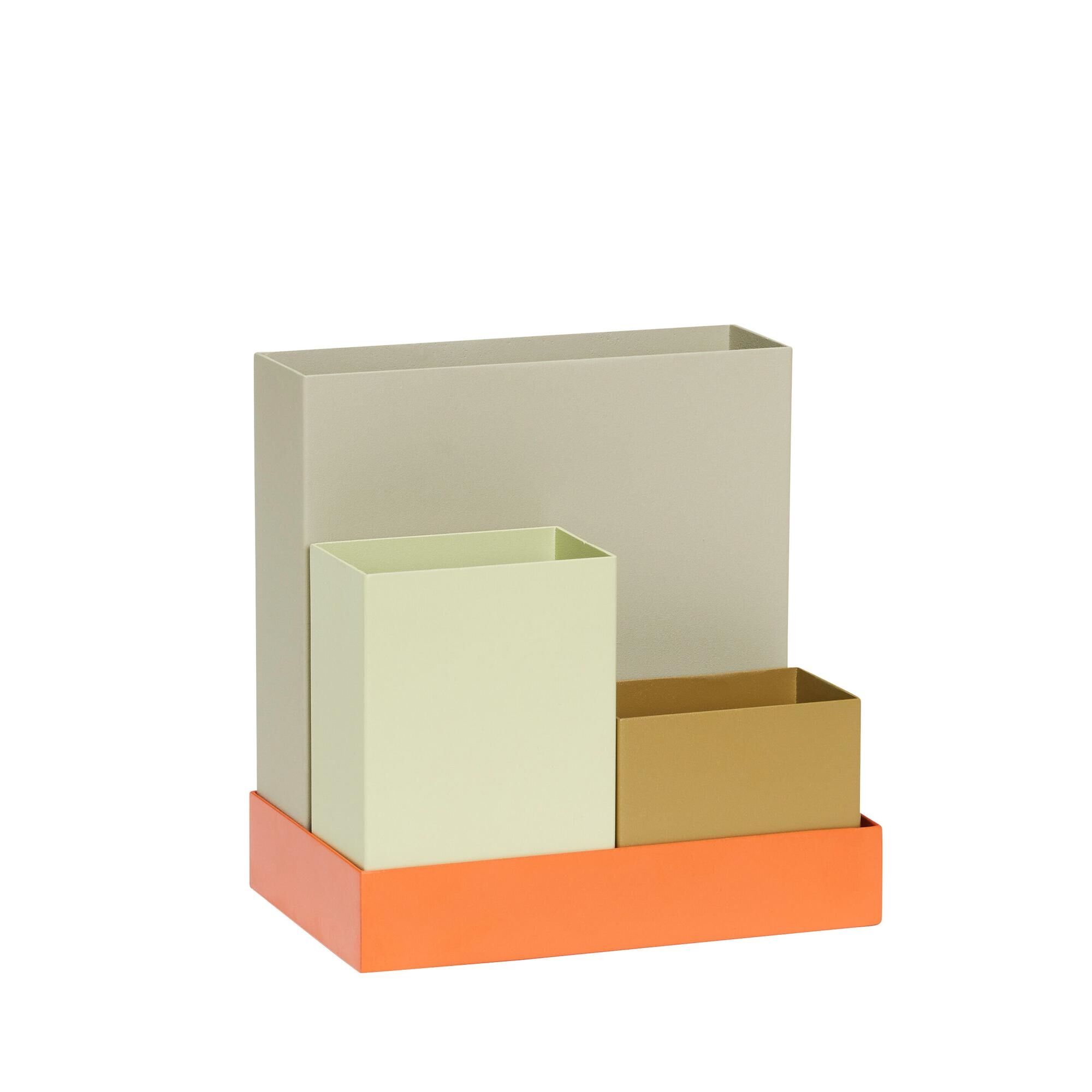 Sortit Lot de 4 Rangements de Bureau Multicolore