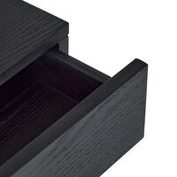 Noir Bedside Table Black