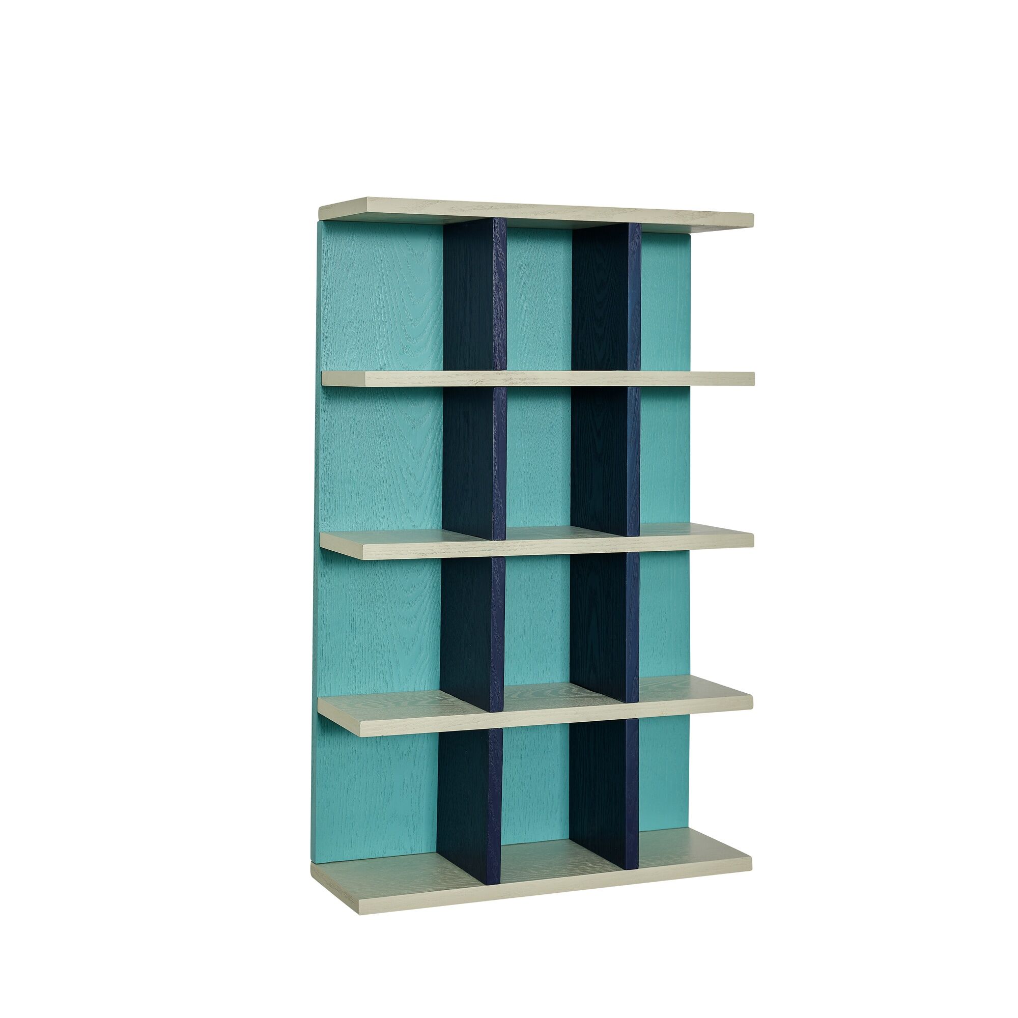Bibliothèque Galaxy de Turquoise/ Bleu/ Gris