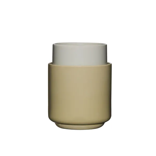 Deux Potte Set of 2 Light Green/ Sand
