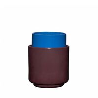 Deux Potte Set of 2 Maroon/ Blue