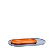 Amare Servierschalen 2er Set Hellblau/ Orange