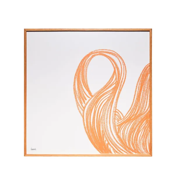 Hello Frame 80x80 Natural