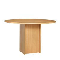 Straight Dining Table Round Nature