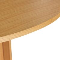 Straight Dining Table Round Nature