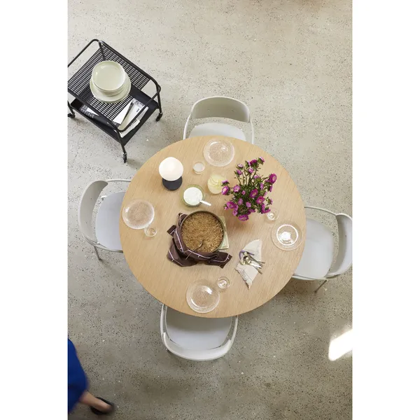 Straight Dining Table Round Nature