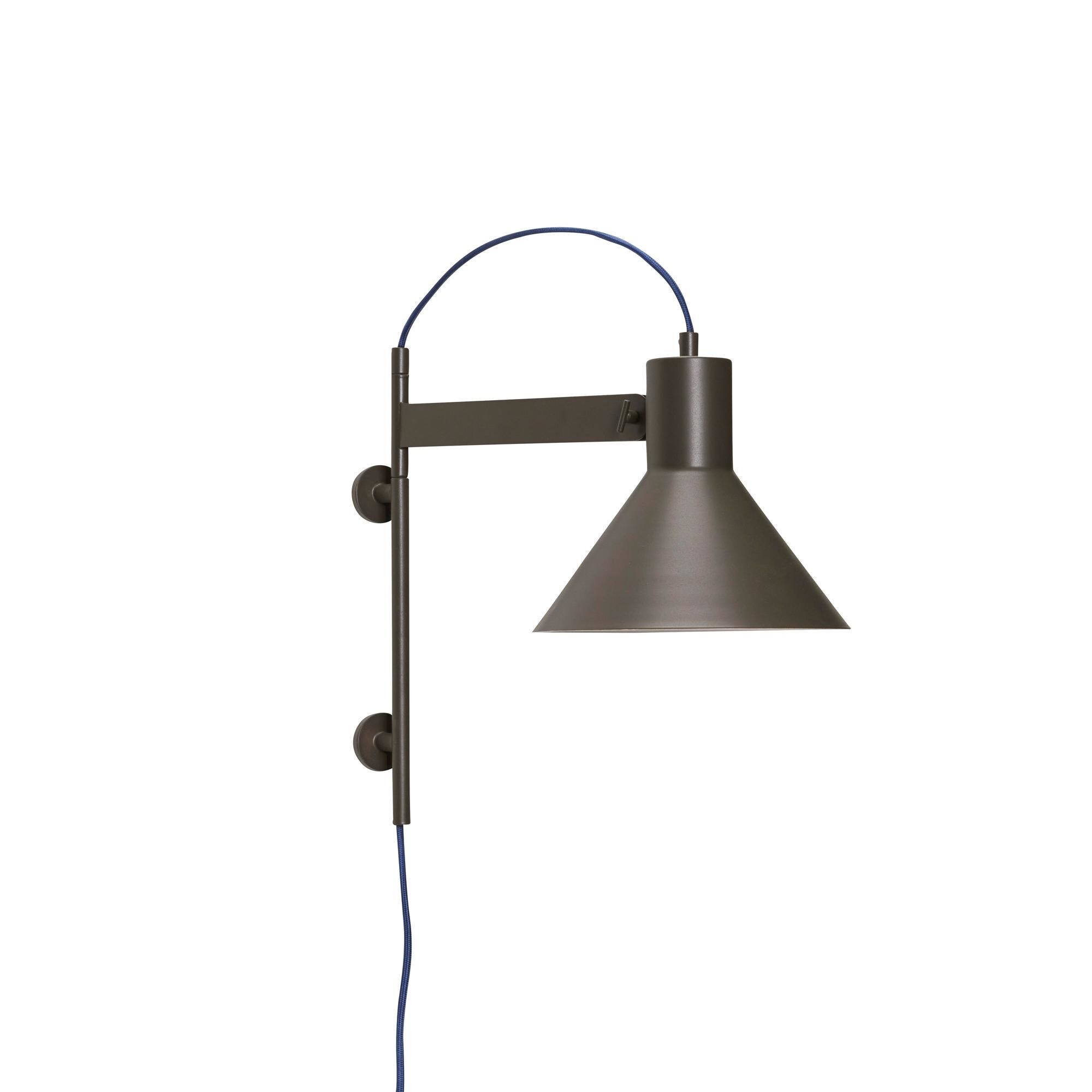 Studio V&auml;gglampa Brun