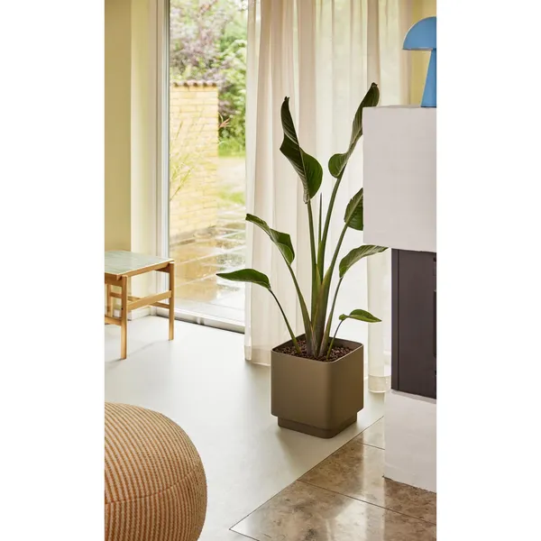 Cube Pot 2er Set Braun