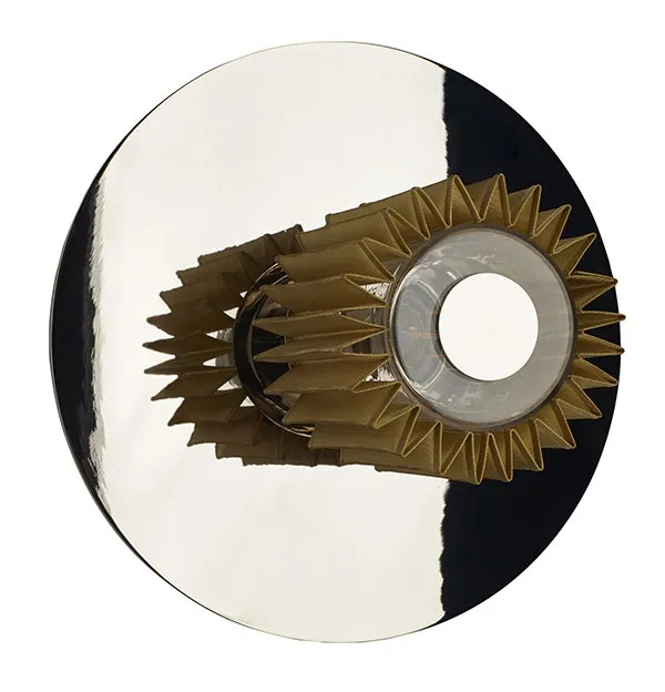 270 Wall Lamp Silver & Silver