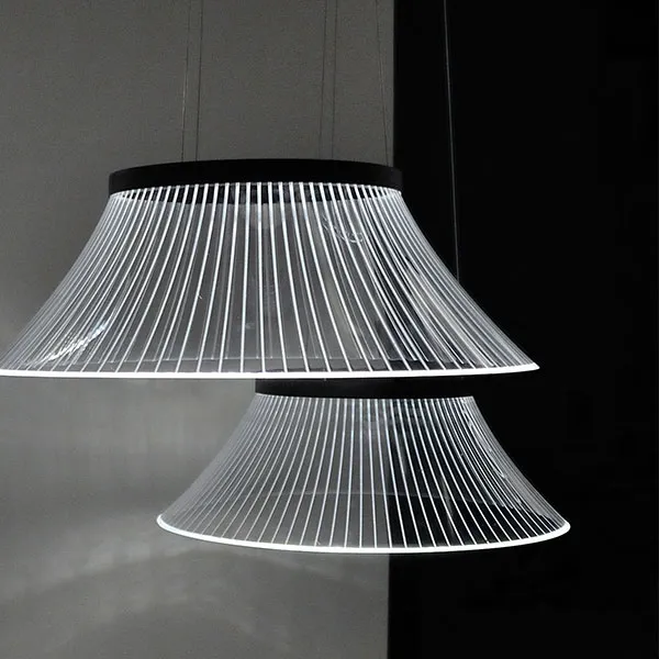 Plissé Hanglamp Wit