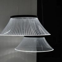 Plissé Hanglamp Wit
