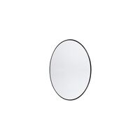 Copenhagen Wall Mirror Round Small Black
