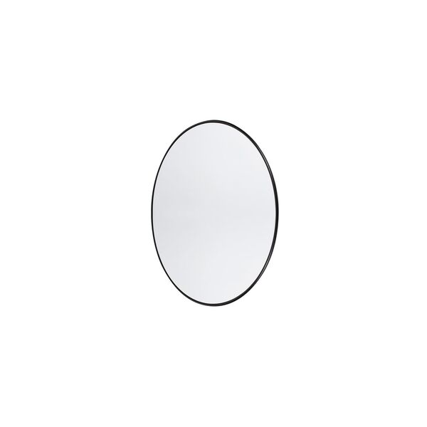 Copenhagen Wall Mirror Round Small Black