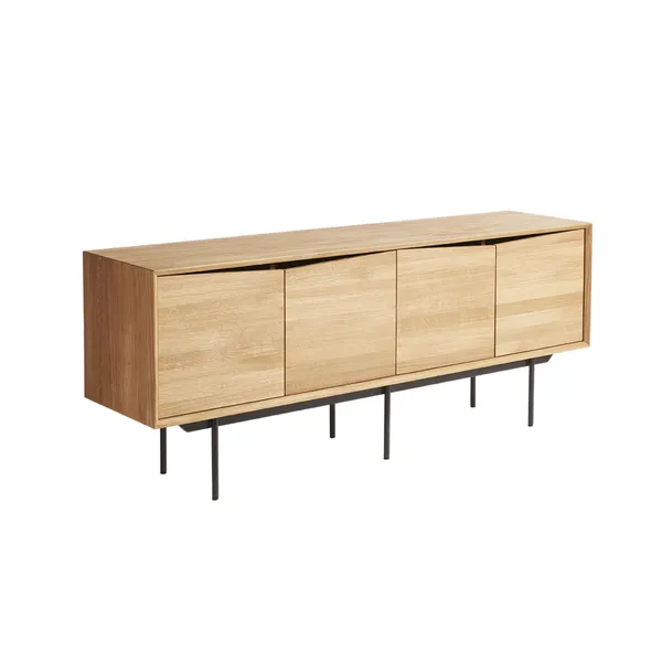 Wing Sideboard 4 Türen Eiche Natur/Öl