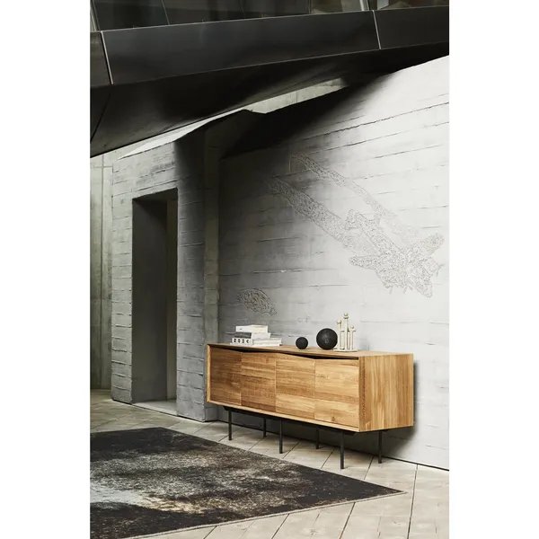 Wing Sideboard 4 Türen Eiche Natur/Öl