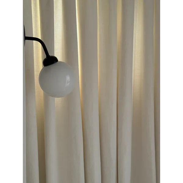 Apiales Wandleuchte Satinschwarz Mit Kabel