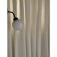 Apiales Wandleuchte Satinschwarz Mit Kabel