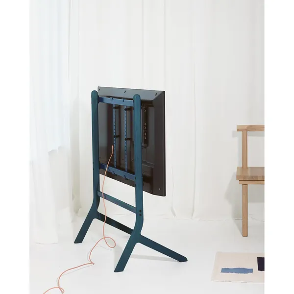 Hopper TV Stand Black Oak