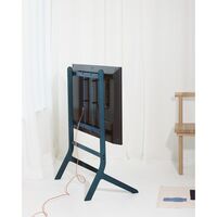 Hopper TV Stand Black Oak