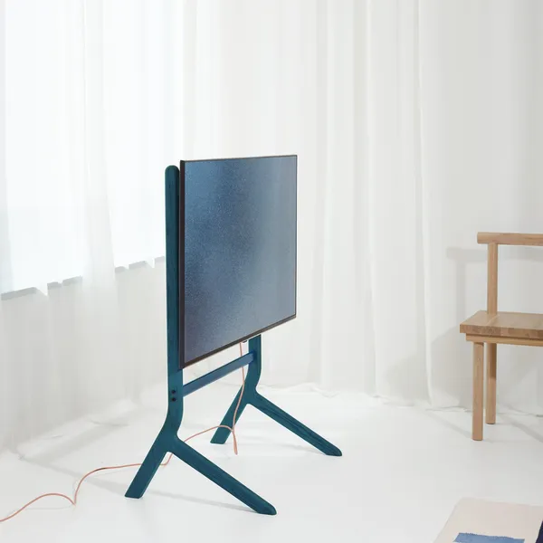 Hopper TV Stand Black Oak