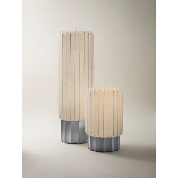 Half Meter Stehleuchte Cocoon/Aluminium