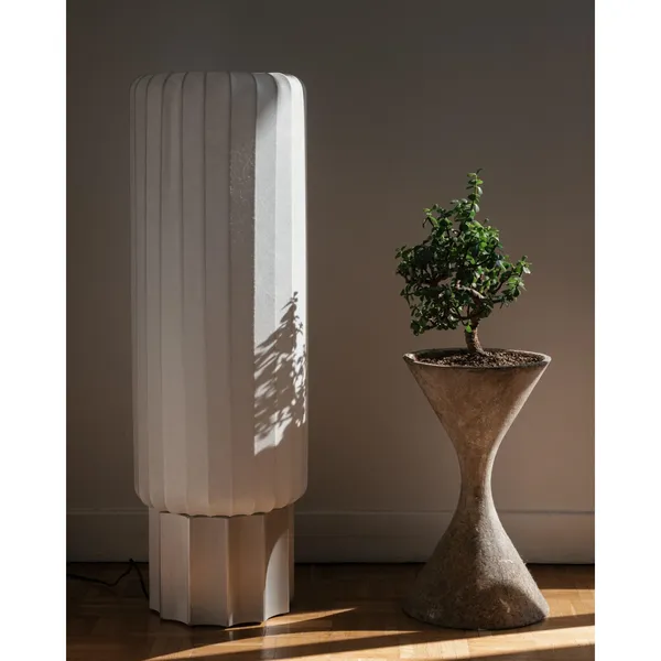One Meter Lampada da Terra Cocoon/Alluminio