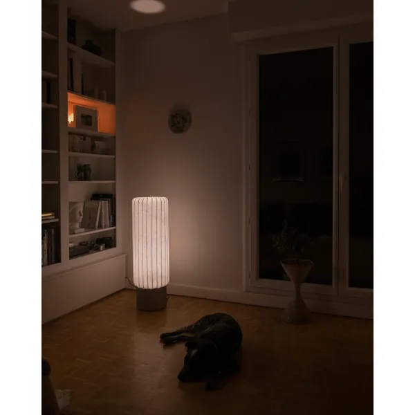 One Meter Lampada da Terra Cocoon/Alluminio