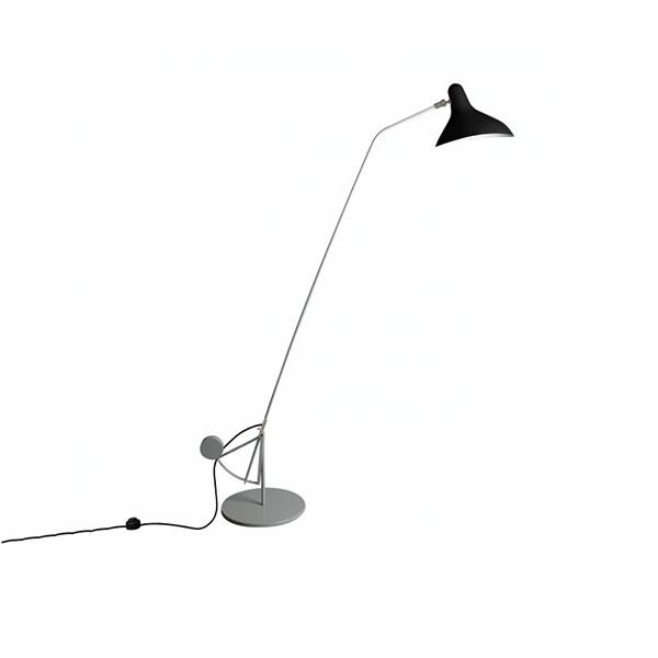 Mantis BS1 B Gr&aring;- Gr&ouml;n och Svart Golvlampa Rund Fot