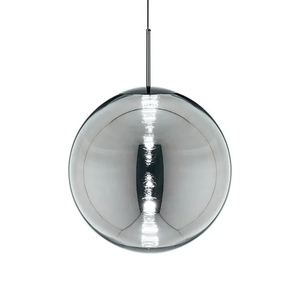 Globe Pendel Krom LED