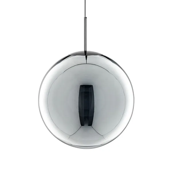 Globe Pendel Krom LED