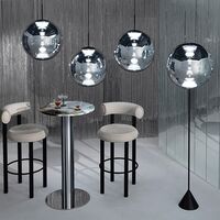Globe Pendel Krom LED