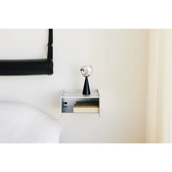 Melt Portable Lamp Black/Silver