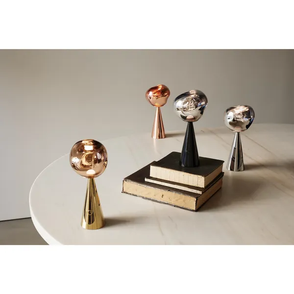 Melt Portable Lamp Black/Silver