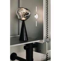 Melt Portable Lamp Black/Silver
