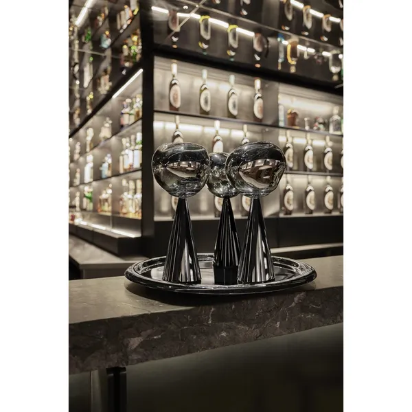 Melt Portable Lamp Black/Silver