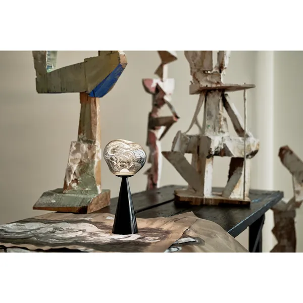 Melt Portable Lamp Black/Silver