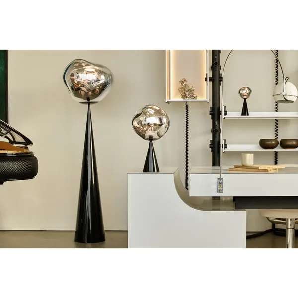 Melt Portable Lamp Black/Silver